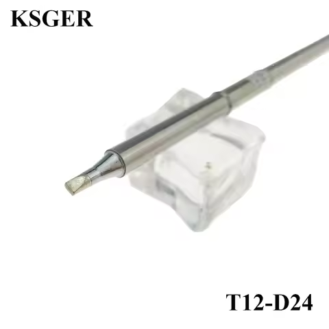KSGER T12-D08 D12 D16 D24 D32 D4 D52 Electric Soldering Iron Tips Series Welding Tools 24V 70W FX-95