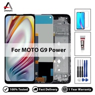 100% ทดสอบสำหรับ Motorola G9 Power LCD Diaplsy Touch Digitizer Assembly สำหรับ Moto G9 XT2091-3 XT20