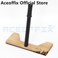 Aceoffix Folding Bike Display Parking Rack for Brompton Rack Wood Veneer Repair Bracket Aluminum Alloy Base