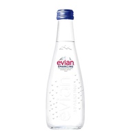 Evian Sparkling Carbonated Natural Mineral Water 330ML/750ML Glass Bottle