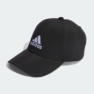 Adidas หมวกแก๊ป Embroidered Logo Lightweight Baseball Cap | Black/White ( IB3244 )