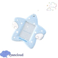 CYANCLOUD Photocard Holder, Kpop Idol Card Display Plus Size 3 Inch Card Holder, Wings Pattern PVC W