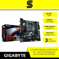 GIGABYTE B550M AORUS ELITE AX AM4 Motherboard (MATX/DDR4 x4/WiFi 6E/M.2 Slot x2)