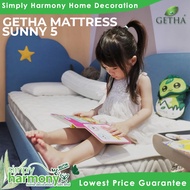 SHSB GETHA Sunny 5 Single / Super Single mattress 100% Full Latex Mattress / Tilam Getah / Natural L