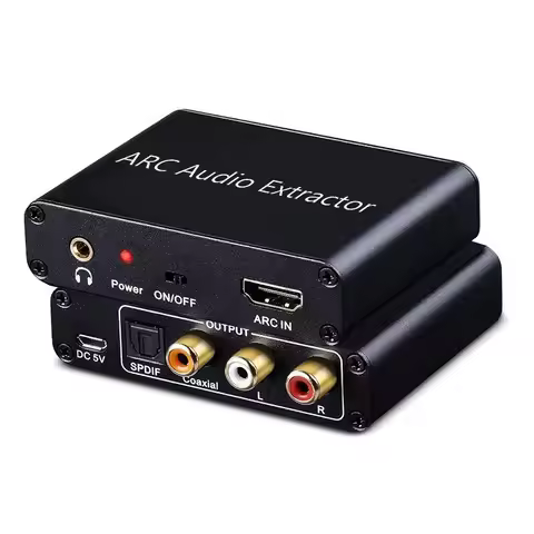HDMI ARC Audio Extractor Fiber Coaxial Analog Audio Converter