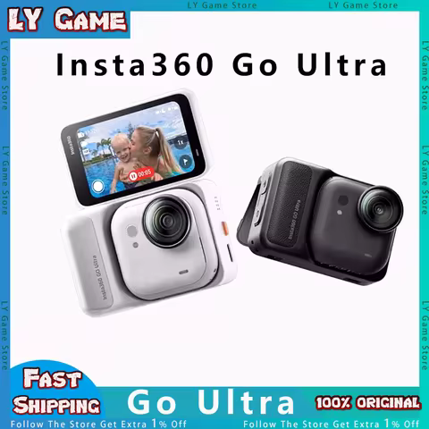 NEW Insta360 Go Ultra Mini Action Camera 53g 1/1.28 Inch Image Sensor FlowState Wi-Fi GPS Insta 360 
