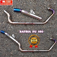 KNALPOT SATRIA FU KARBU 150 ORIGINAL DINDIN4 RACING EXHAUST SLINCER KRUCUT DAENG Kou daeng dos rcb c