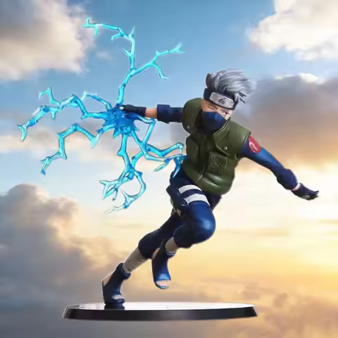 19cm/7.5in Naruto Shippuden Movie Character Hatake Kakashi Anime figurines PVC Model Scene Statue De
