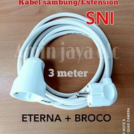 TERMURAH Extension Kabel Listrik/Kabel Sambungan Listrik Sni Eterna +