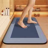 Simple Diatom Mud Absorbent Mat Bathroom Anti-Slip Floor Mat Bathroom Door Quick-Drying Foot Mat Hou