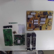 SHARP LC-60LE650M 60" TV MAIN BOARD, POWER SUPPLY, TCON, POWER BUTTON, SENSOR BUTTON, RIBBON CARD AN