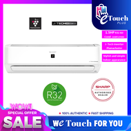 SHARP ( AHXP13YMD ) 1.5HP R32 INVERTER PLASMACLUSTER AIR CONDITIONER - ANTI BACTERIA MESH FILTER / A