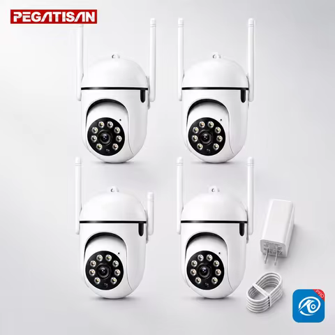 PEGATISAN 3MP O-Kam App WiFi Cam 360 Rotate Anti-theft Monitor Security Surveillance Cam Auto Tracki