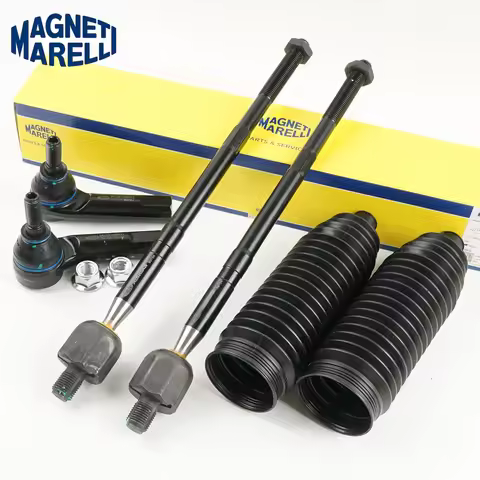 6PCS 1J0422811B 1J0422803H Steering Gear Tie Rod Inner And Outer Ball Joints for VW Jetta Golf Beetl