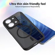 Xiaomi Poco C85 Case Matte Black Magnetic Attraction Casing For Xiaomi Poco C85 Phone Case