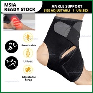 Adjustable Ankle Support Braces Guard Sport Foot Guard Pelindung Kaki Futsal Gym Protective Gear Injury Lutut Outdoor护脚腂
