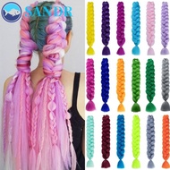 SANDR Long Jumbo Braiding Hair, Colorful Crochet Extensions Synthetic Braids Hair Extensions, Natura