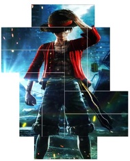 LUFFY PUZZLE POSTER