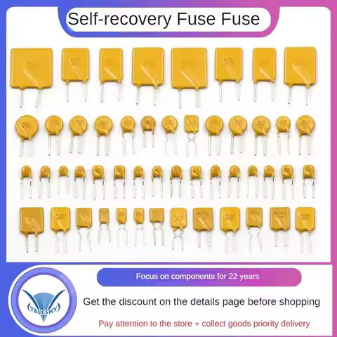 2-5PCS RXEF 30V/60V/72V Self Recovery Fuse PTC JK60 0.05A 0.1A 0.2A 0.25A 0.3A 0.4A 0.5A 0.75A 0.9A 