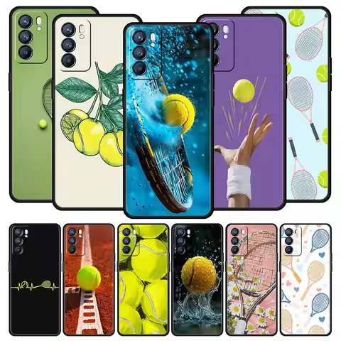 Sport Tennis Phone Case For Oppo Reno14 Reno13 Reno12 11 F 10 Find X5 X9 Pro A54 5G A53 A9 A16 A78 4