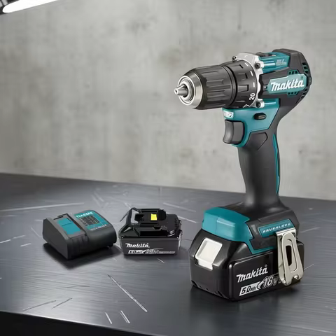 100%Makita DDF487 ddf487 18V Screwdriver Brushless Electric Drill Impact Drill Of Decoration Team Po
