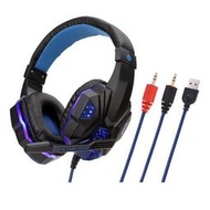 貨源頭戴式SY830發光游戲耳機有線控gaming headset電競耳機