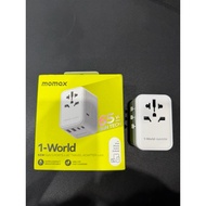 Momax Universal Travel Adapter 1-World 5-Port Travel Charger 65W