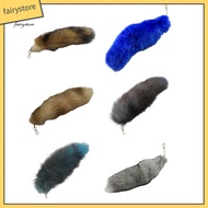 Fairystore| Oversized Fox Tail Keychain Faux Tail Keychain Extra Fake Fox Tail Keychain – Oversized 