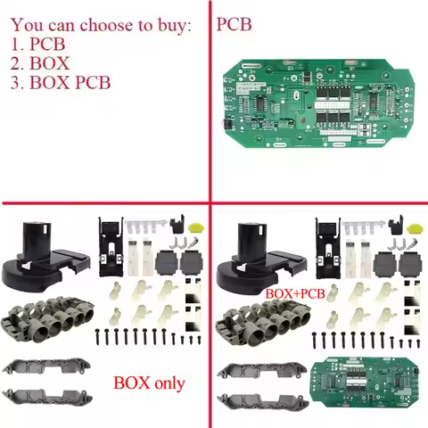 P108B 5*18650 Battery Plastic Case Charging Protection Circuit Board PCB For RYOBI 18V 9Ah P103 BPL-