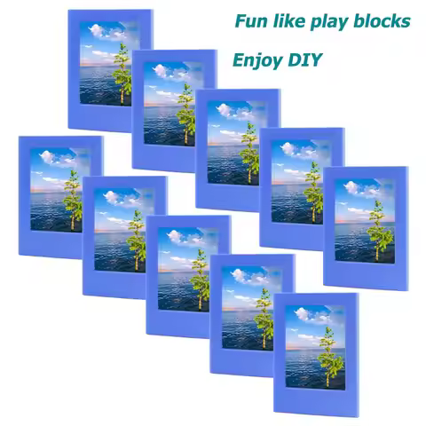 Assorted Color Free Combination Magnetic Photo Frame 10PCS For Fujifilm Instax Mini Film Intax Mini 