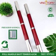 Vincitory Handle Pintu Tarikan Gagang Pintu Kupu Tarung Baut Tembus