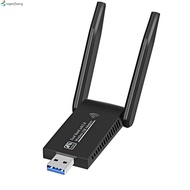 AC1300Mbps WiFi Adapter Driver-Free 2 Antennas Dual-Band Wireless Network Card