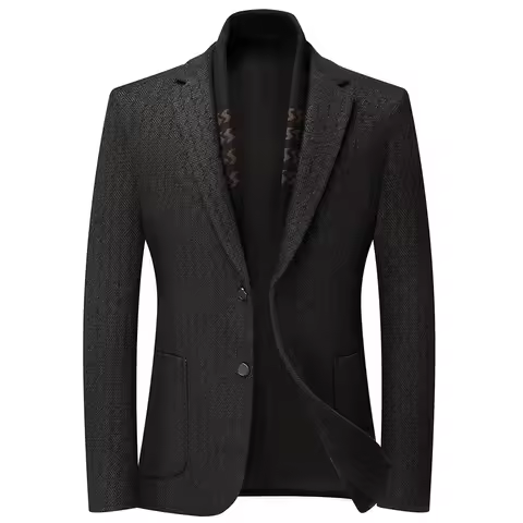 2026 Blazer's New Men's Fashion Business Outdoor Banquet Versatile Wedding Hosting Dress, Actor Gent