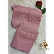 🌺Telekung New Design -Siti-Khadijah-SK-Cotton Premium Bloom Muka Good Quality With 2 Bags🌺Free Woven