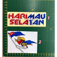 Sticker motor sticker pantul cahaya sticker johor
