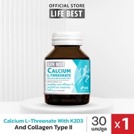 Life best Calcium L-Threonate with K2D3 & Collagen Type II with K2D3 (30 Capsules)