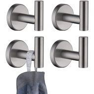 JQK Bathroom Towel Hook, Coat Robe Clothes Bath Wall Hooks for Kitchen Garage SUS 304 Stainless Stee