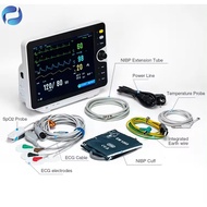 Portable Vital Signs Monitor for Home Use Handheld Electric Pulse Oximeter for Kids Bedridden Elderl