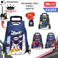 GIOBAGS 3-Wheel Trolley Bag for Elementary School Boys for Boys hero 6205
