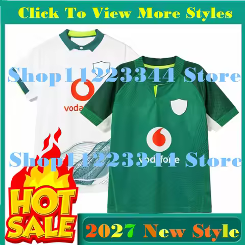 2027 Ireland Home / Away Rugby Jersey Mens Size S--5XL Comfortable Breathable Perfect Quality!