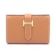 【二手】愛馬仕 HERMES 卡包 Bearn Mini 金色 其他 Bearn Mini 金色 女士 二手 A
