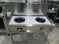 S/S 2 BURNER KWALI RANGE