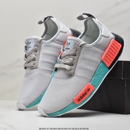 Cod 6colors Adds Nasa X NMD R1Spectoo️ NMD R-1 Luminous Pink and White Women's Running Shoes