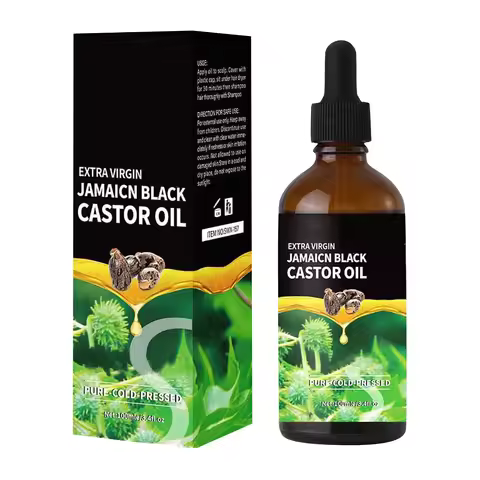 Jamaican Black Castor Oil Organic Castor Oil Cold Black Castor Oil Organic For Body Hair Skin,Massag