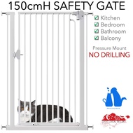 [150cm Height] Cat Safety Gate Kitchen Barrier Gate Toilet Gate Room Gate Barrier Gate Child Gate Do