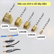 Combo 5 Pieces / Pack U459 &amp; U454A / B / C / S Press Head For Wires From 0.2-0.5mm2; 0.5-0.75mm2; 1-2.5mm2; 2.5-4mm2; 6-10mm2