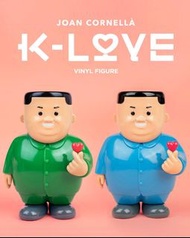 Joan Cornella「K-LOVE」藍⾊及綠⾊ 搪膠公仔(1對）全新未開