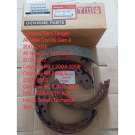 Hand Brake Shoe Shoes Parking Hand Brake Pads Honda All New Crv Gen3 Gen 3 Odyssey 43154-STK-A01