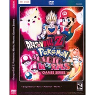 [PC Game] DRAGONBALL Z POKEMON MARIO WORMS GAMES SERIES - 1 DVD