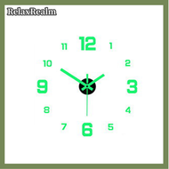 RelaxRealm Tự làm đồng hồ treo tường cho văn phòng nhà không khung hiện đại 3D Đồng hồ treo tường Gư